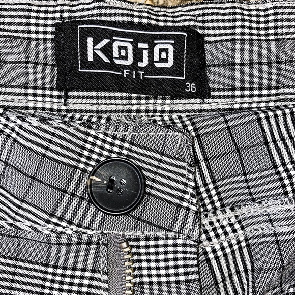 Kojo Fit Men's Plaid Shorts 36" - Picture 14 of 16